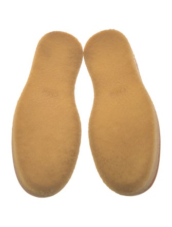 Chloé Leather Tassel Accents Loafers