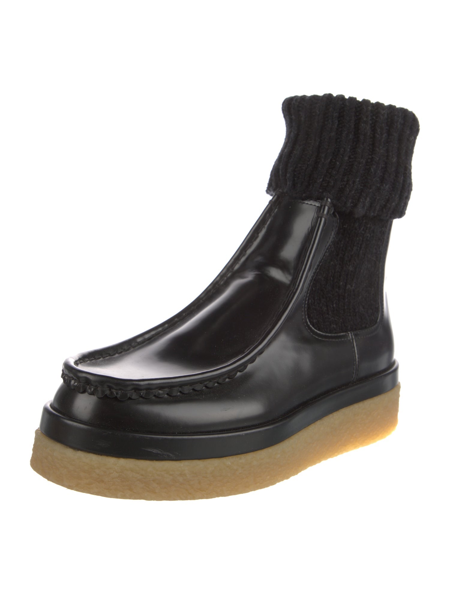 Chloé Leather Sock Boots