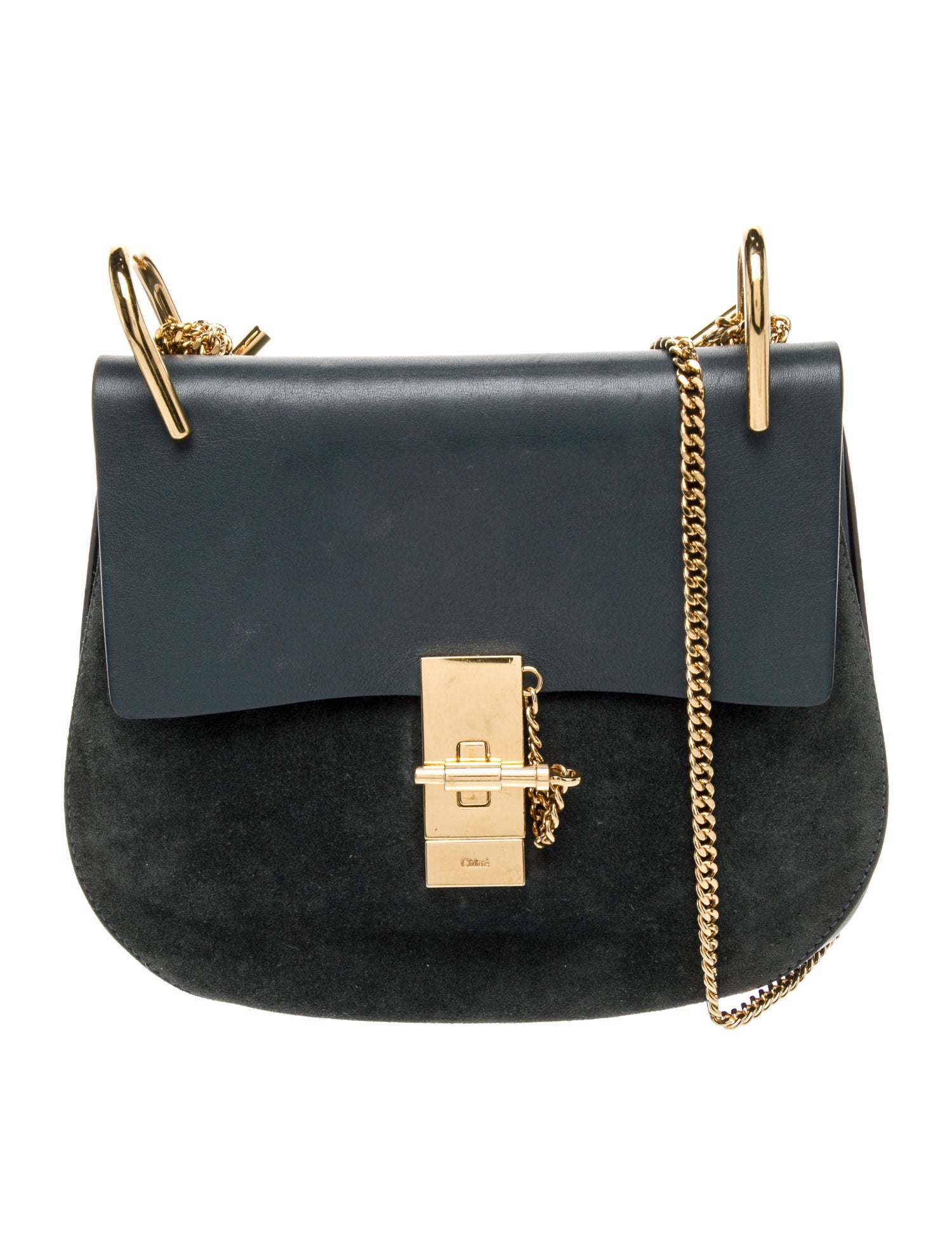 Chloé Suede Drew small crossbody