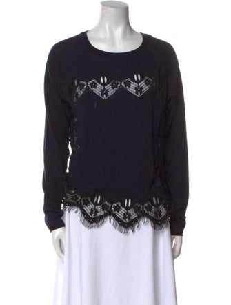 Chloé Graphic Print Crew Neck Sweatshirt