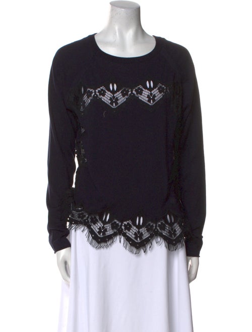 Chloé Graphic Print Crew Neck Sweatshirt