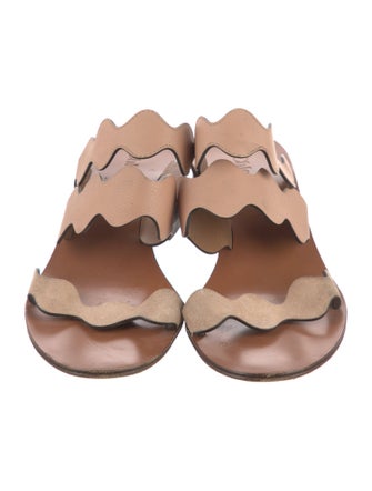 Chloé Leather Slides