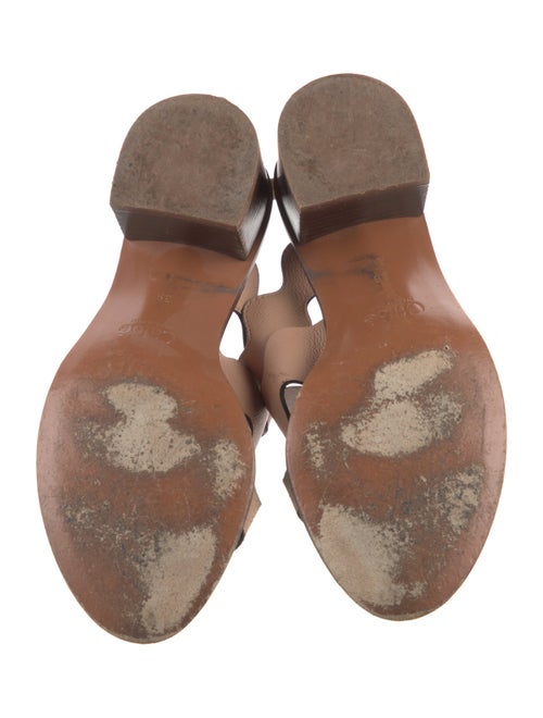 Chloé Leather Slides