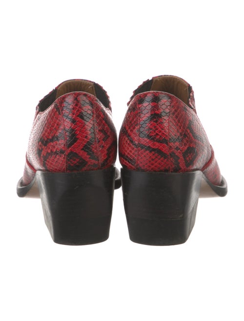 Chloé Embossed Leather Animal Print Pumps