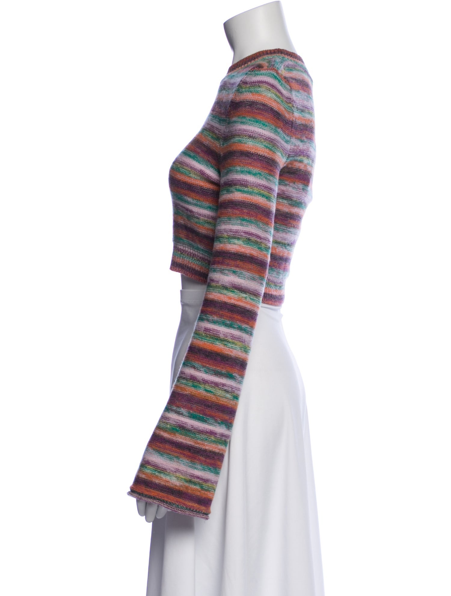 Chloé Wool Striped Crop Top w/ Tags