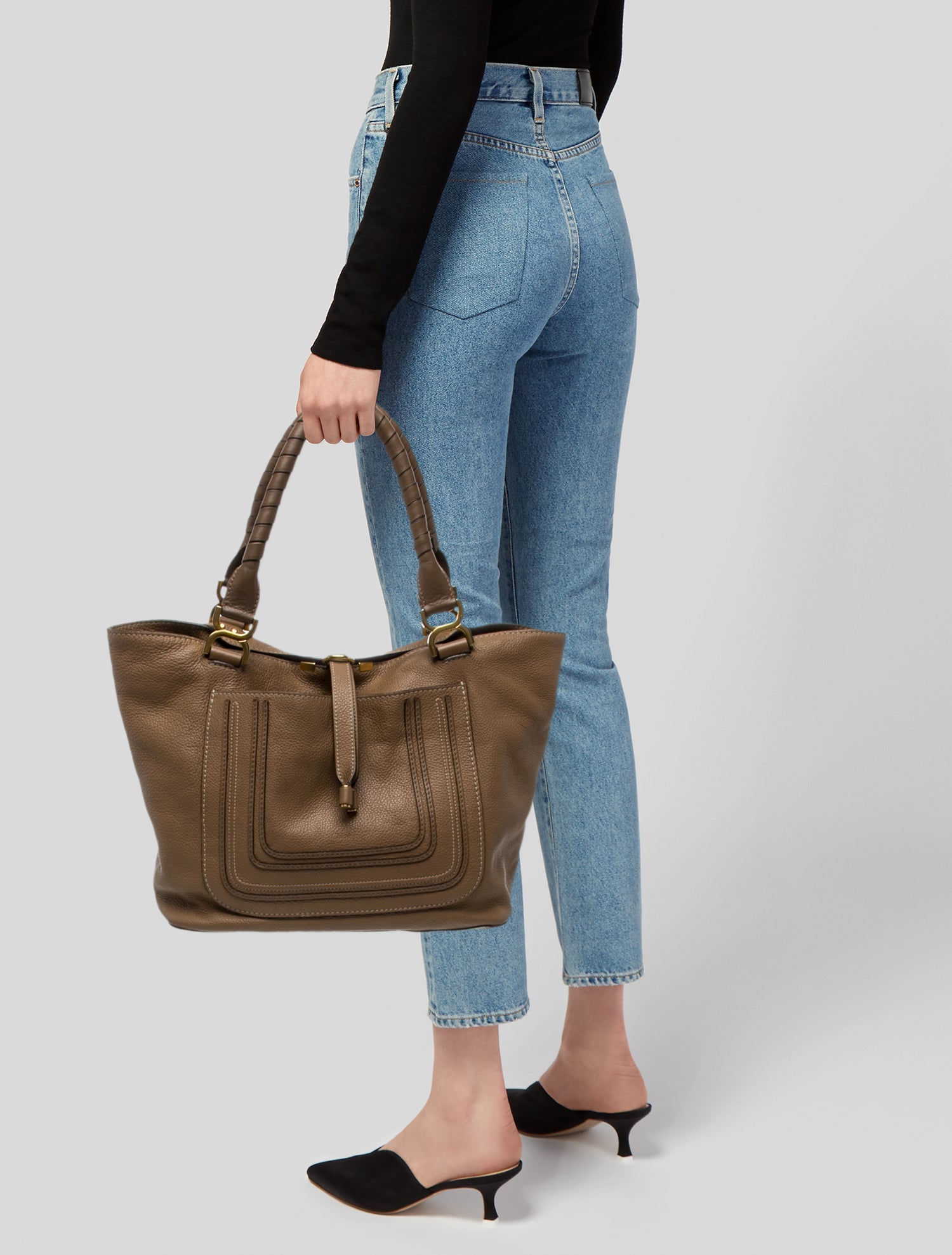 Chloé Leather Marcie Shoulder Bag