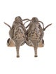 Chloé Snakeskin Animal Print D'Orsay Pumps