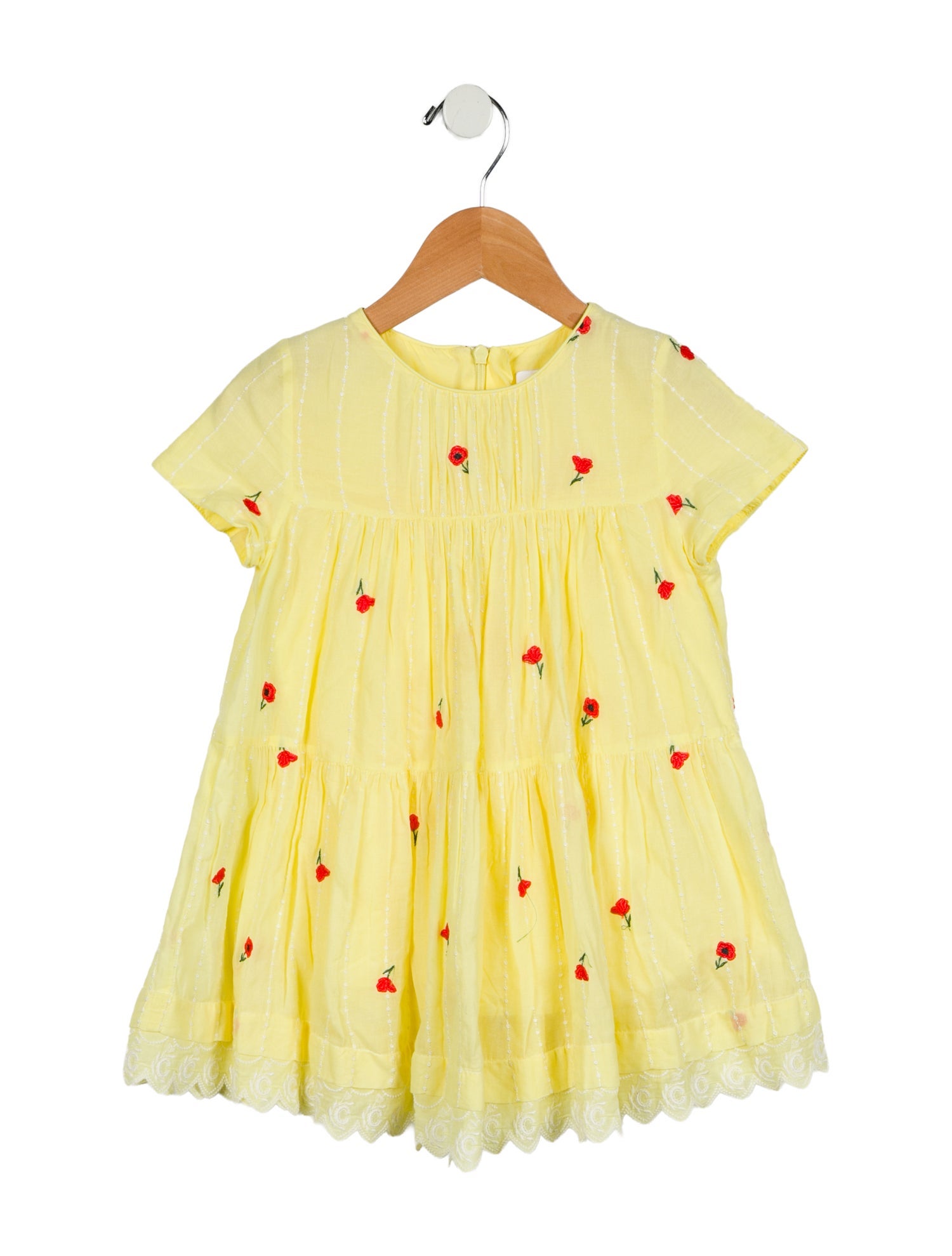 Chloé Girls' Floral Print Dress