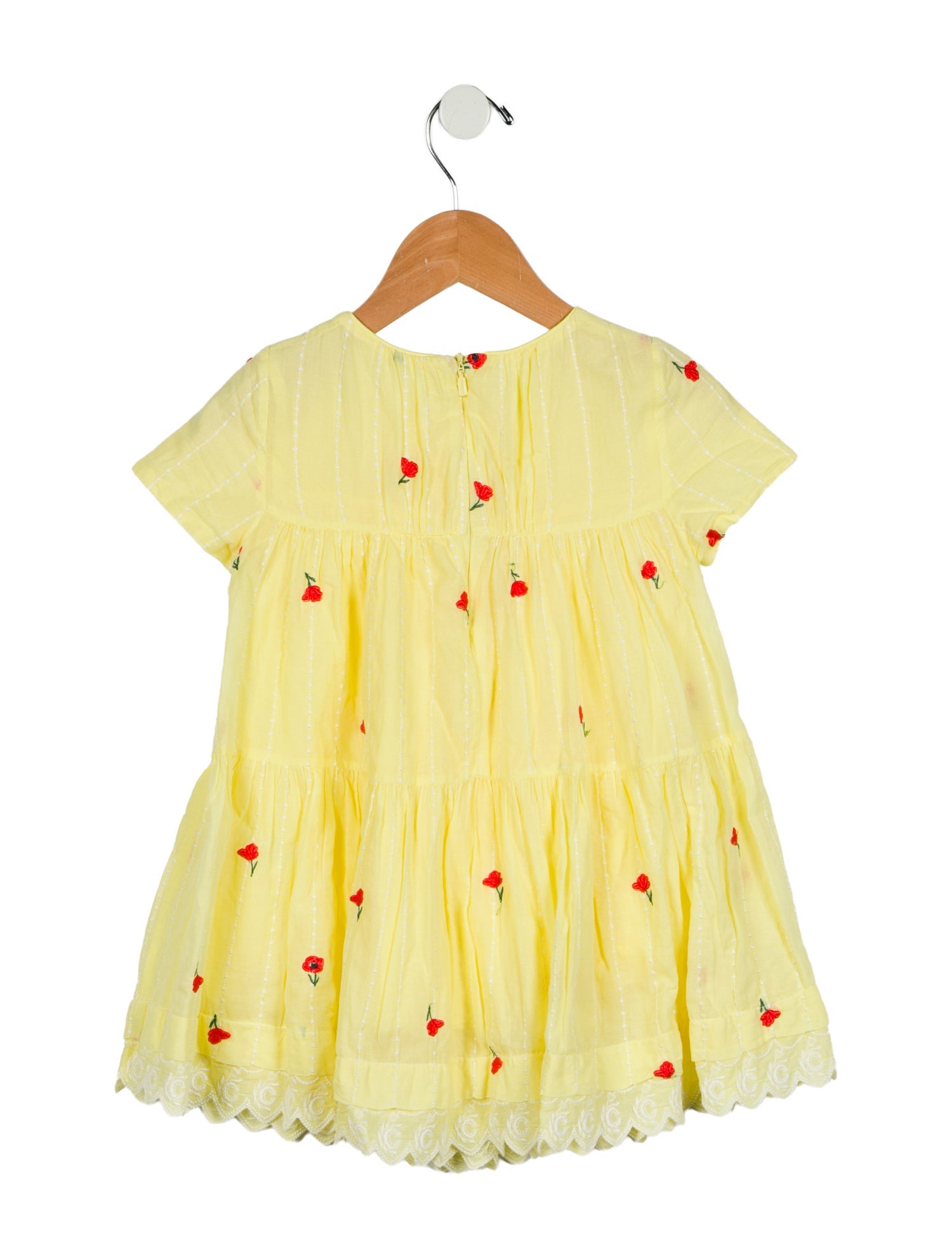 Chloé Girls' Floral Print Dress