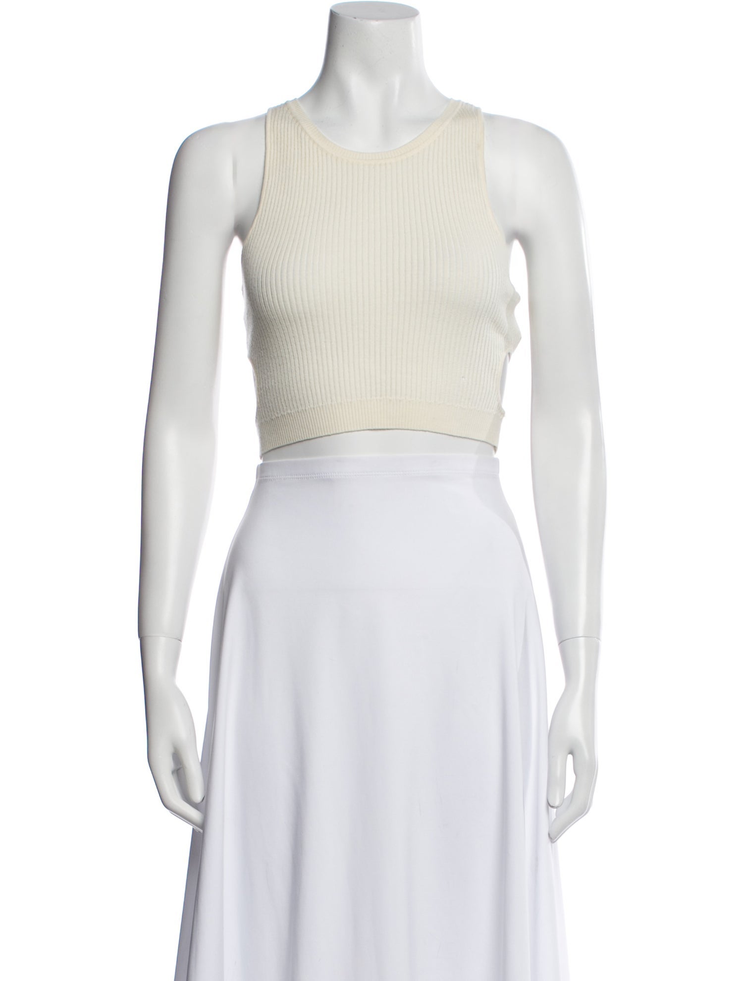Chloé Wool Crew Neck Crop Top w/ Tags