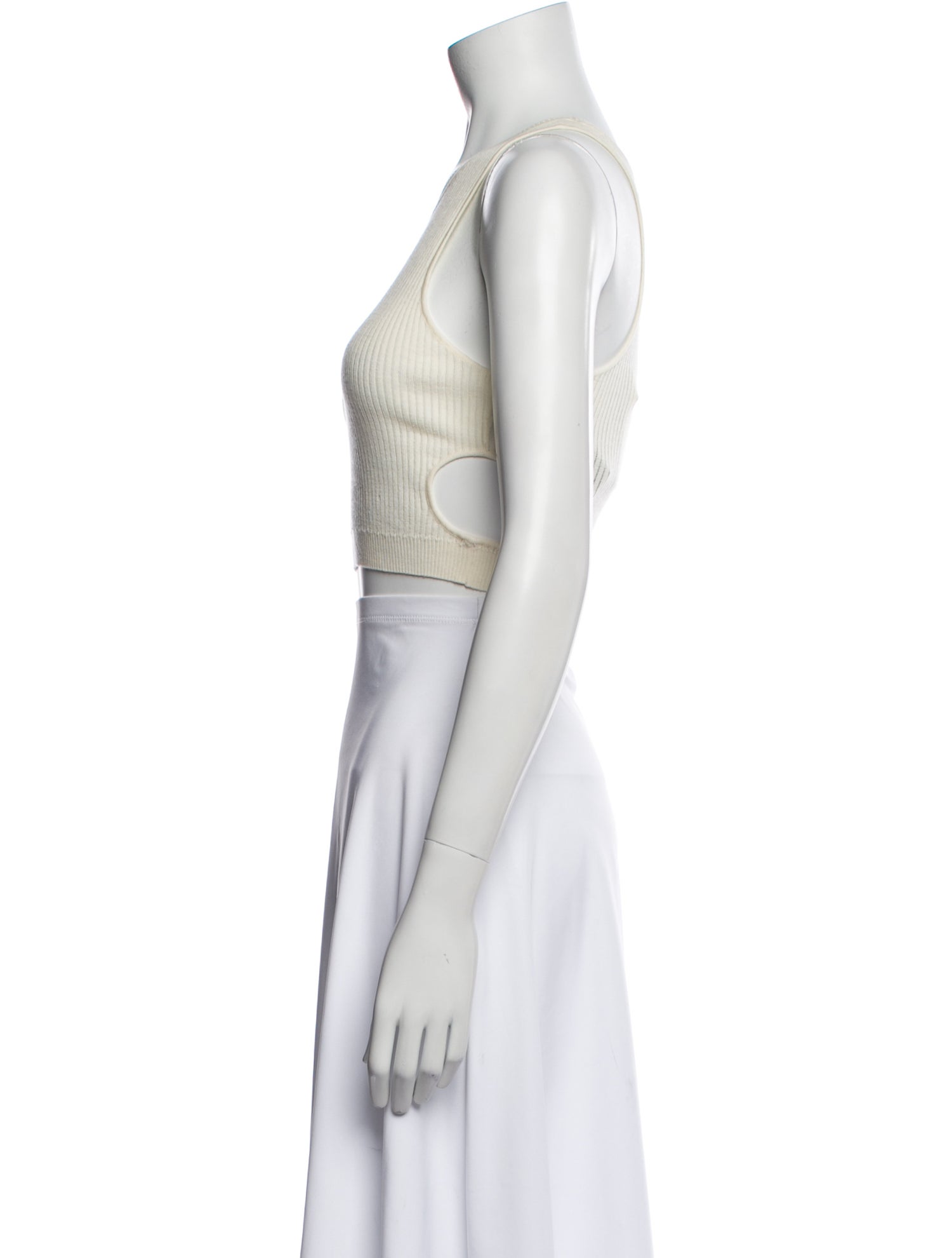 Chloé Wool Crew Neck Crop Top w/ Tags