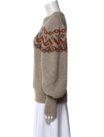 Chloé Alpaca Printed Sweater