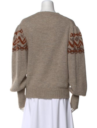 Chloé Alpaca Printed Sweater