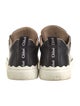 Chloé Leather Scalloped Accent Sneakers