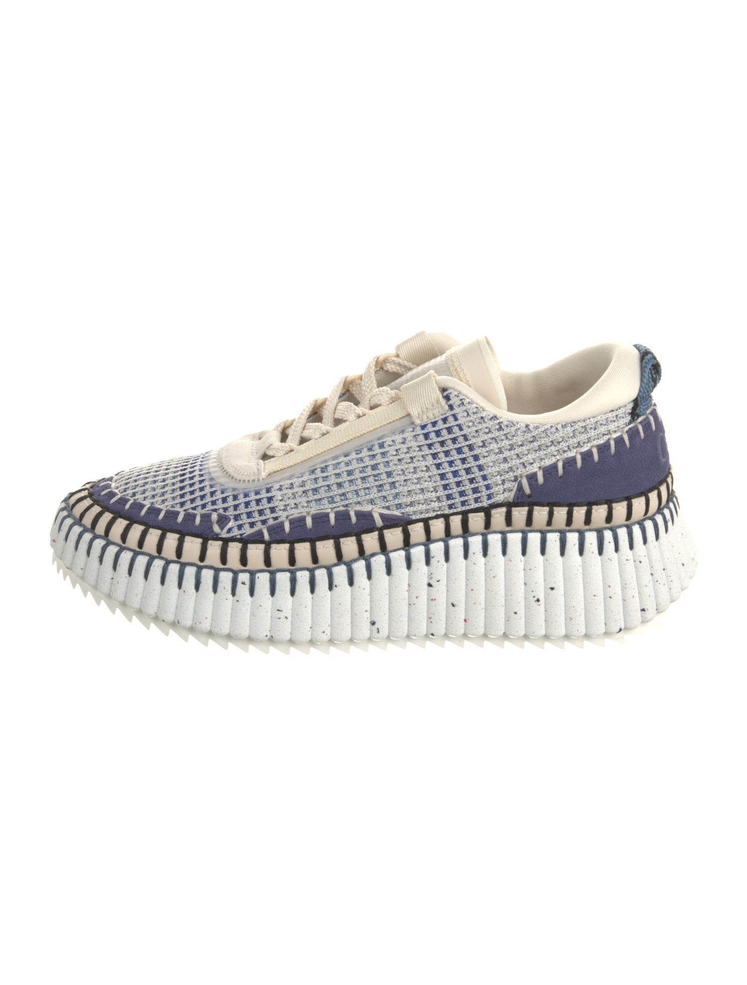 Chloé Colorblock Pattern Sneakers