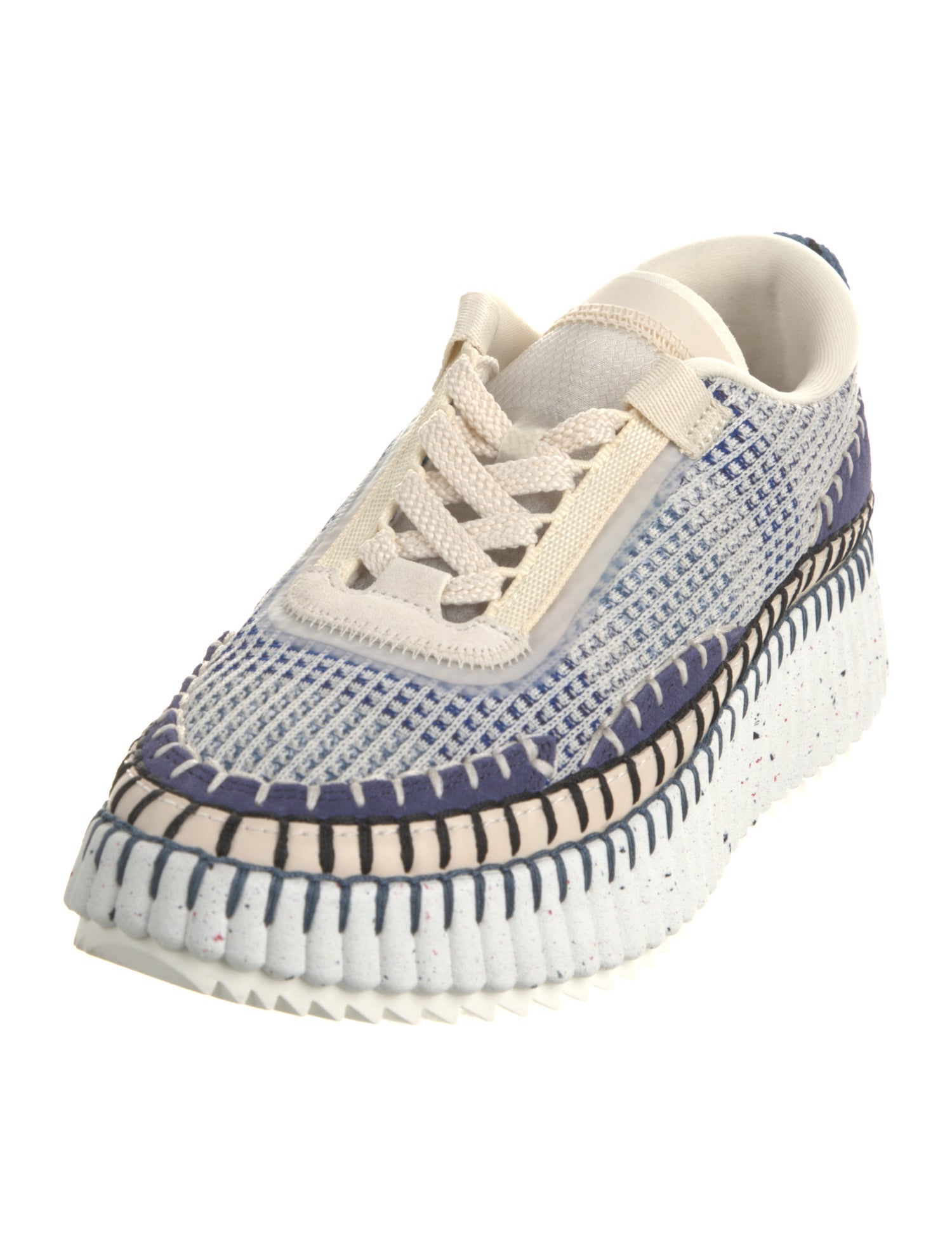 Chloé Colorblock Pattern Sneakers