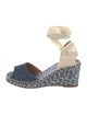 Chloé Denim Patterned Espadrilles