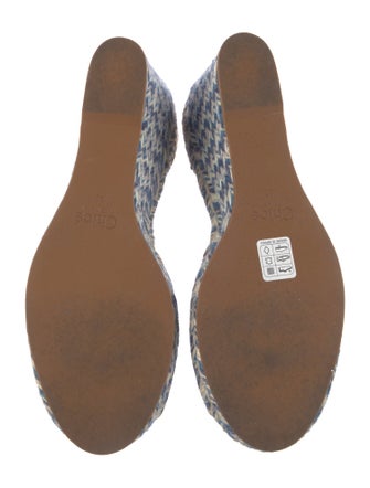Chloé Denim Patterned Espadrilles