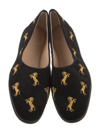 Chloé Velvet Printed Flats