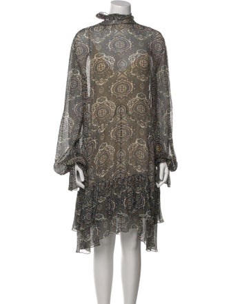 Chloé Silk Knee-Length Dress