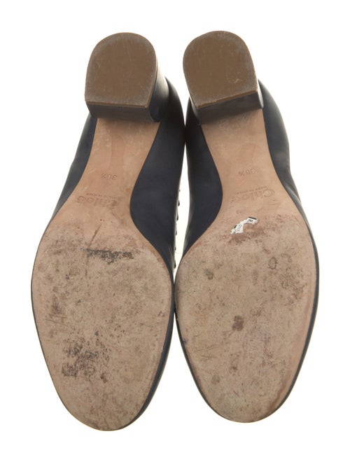 Chloé Leather Scalloped Accent Pumps