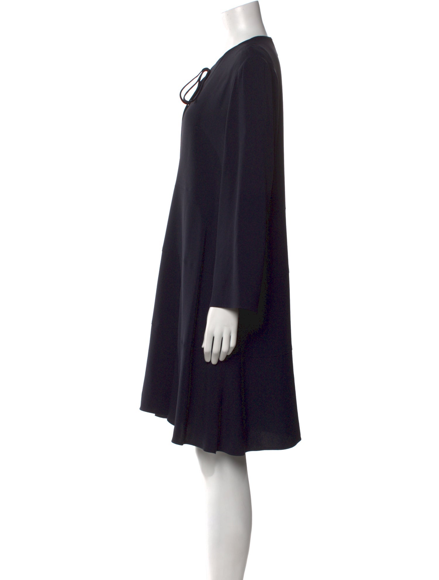 Chloé Tie Neck Knee-Length Dress