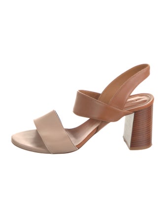 Chloé Leather Slingback Sandals