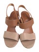 Chloé Leather Slingback Sandals