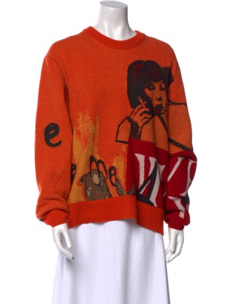 Chloé Wool Graphic Print Sweater