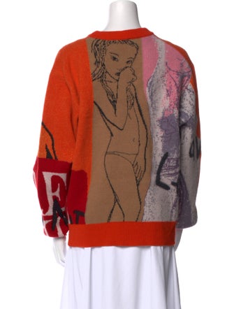 Chloé Wool Graphic Print Sweater