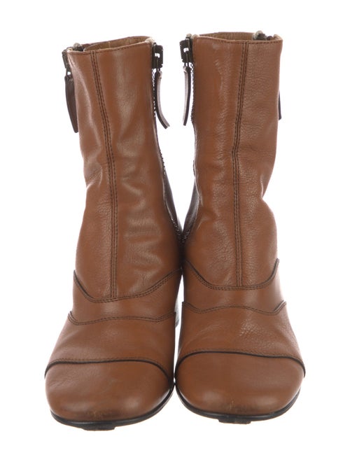 Chloé Leather Moto Boots