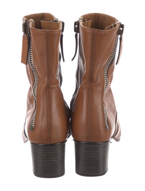 Chloé Leather Moto Boots