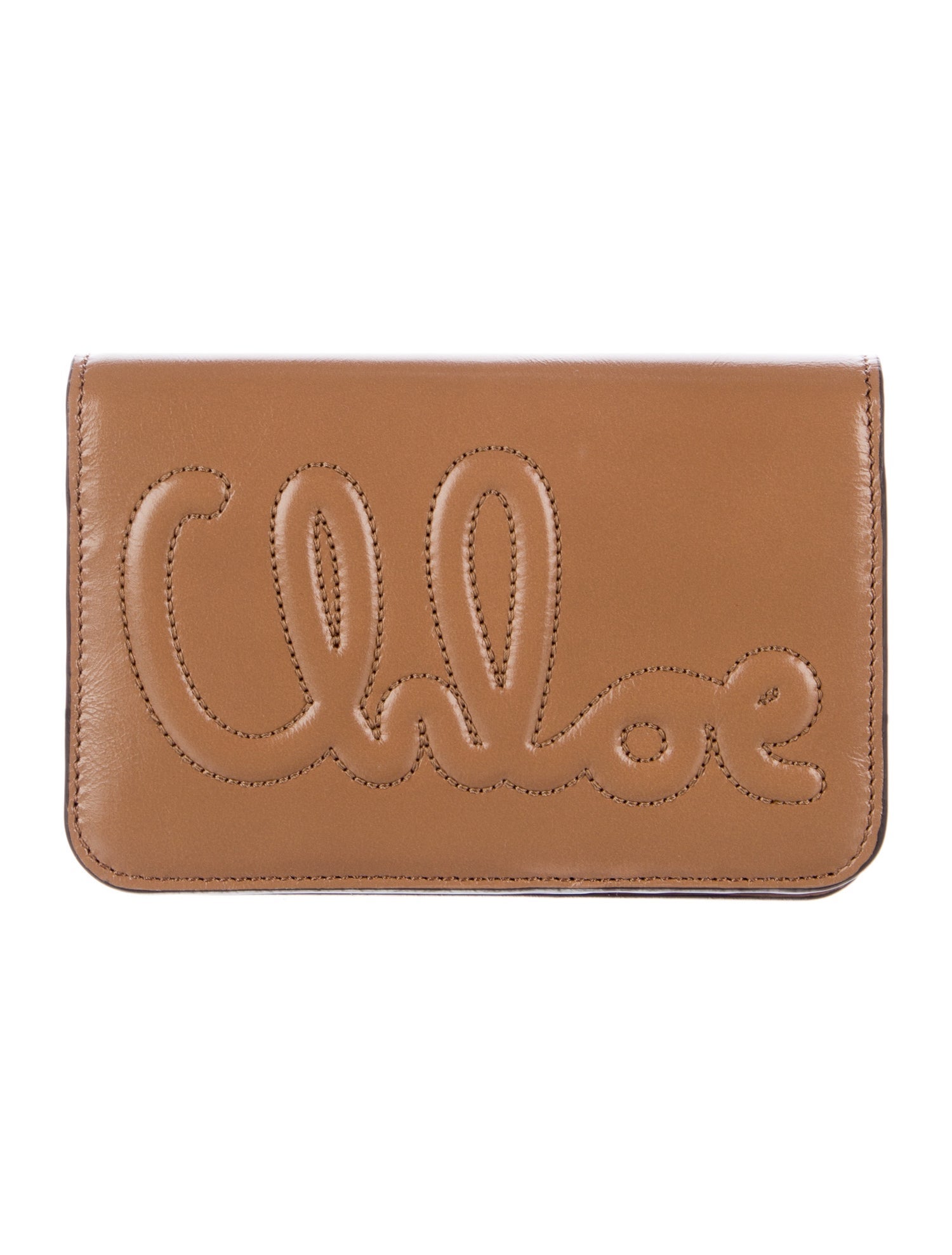 Chloé Leather Printed Coin Pouch