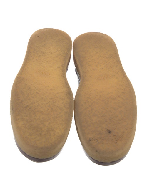 Chloé Leather Tassel Accents Loafers