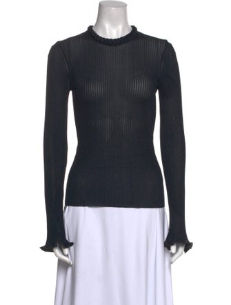 Chloé Crew Neck Long Sleeve Top