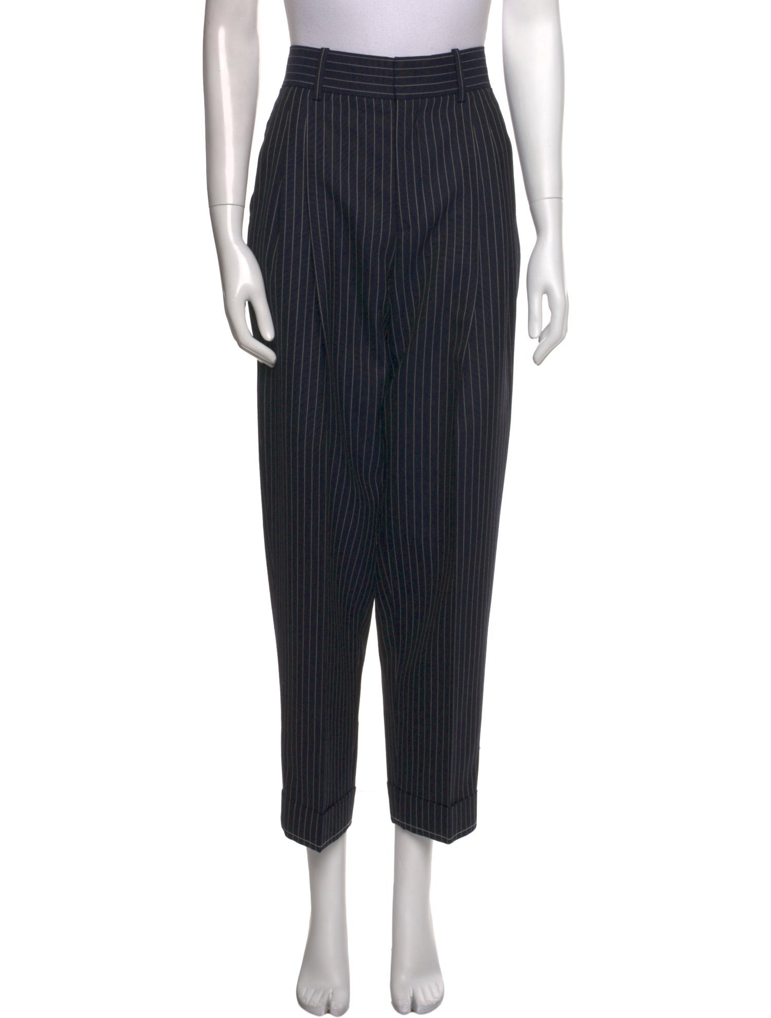 Chloé Virgin Wool Straight Leg Pants