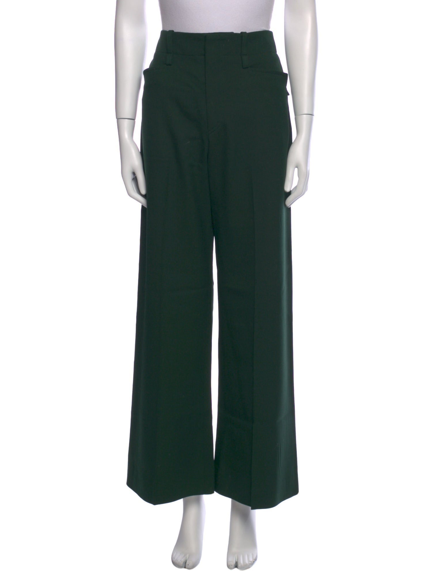 Chloé Virgin Wool Wide Leg Pants