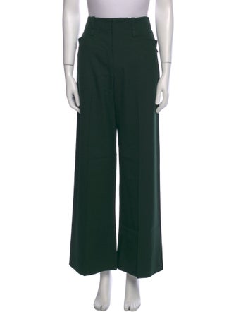Chloé Virgin Wool Wide Leg Pants