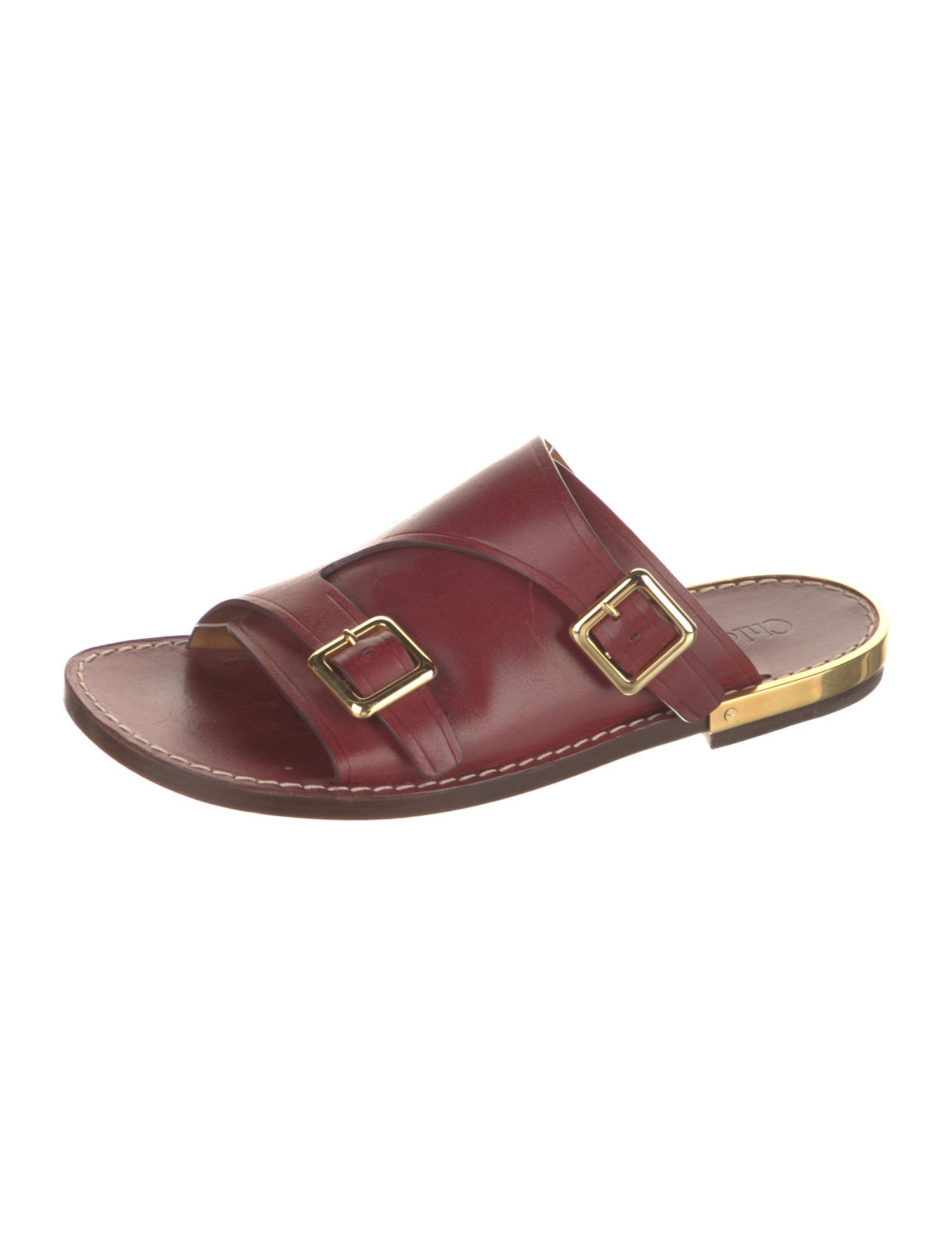 Chloé Leather Slides