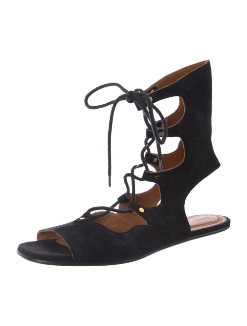 Chloé Suede Gladiator Sandals