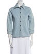 Chloé Three-Quarter Sleeve Button-Up Top