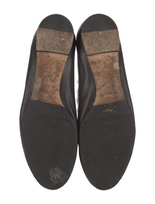 Chloé Leather Scalloped Accent Ballet Flats