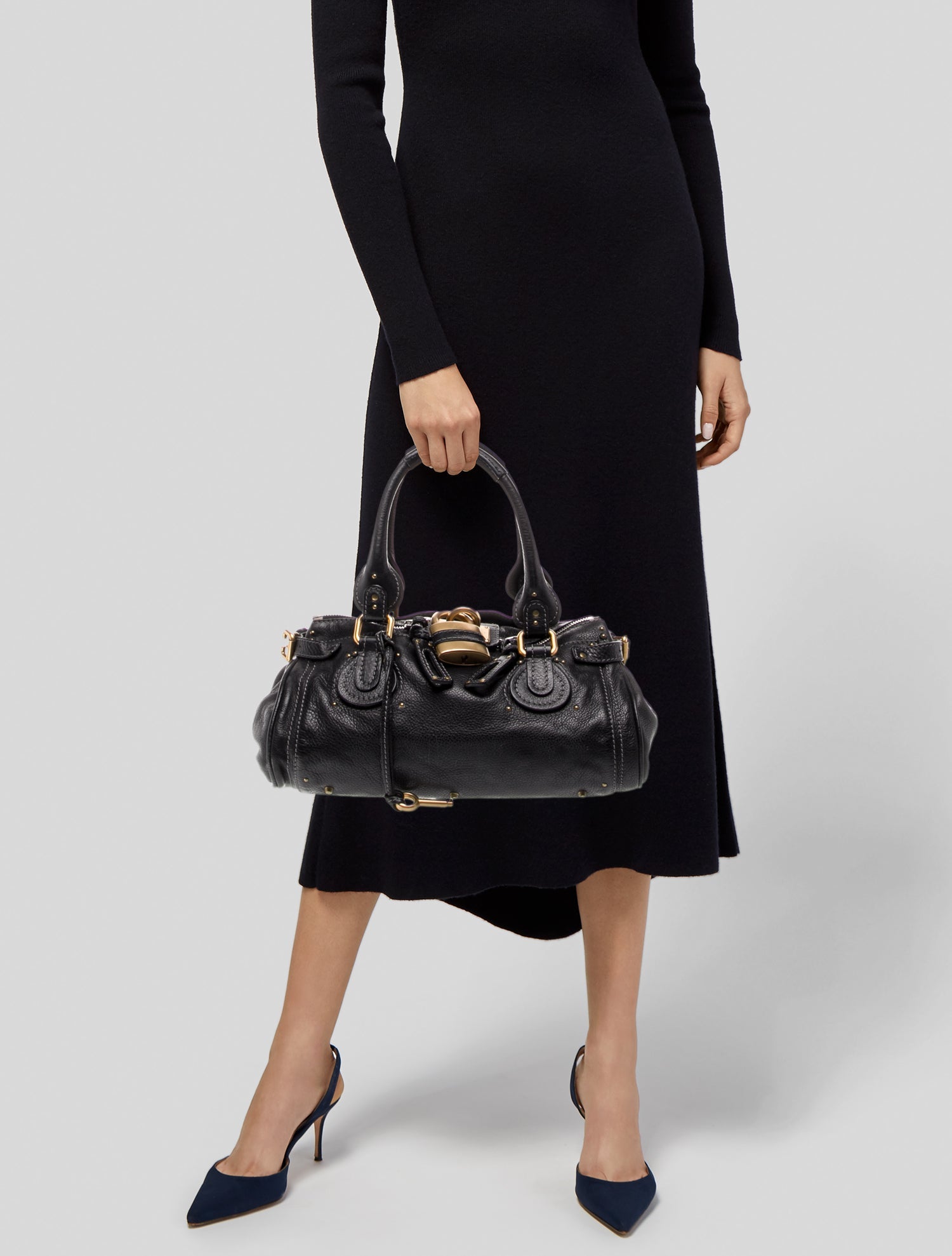 Chloé Leather Top Handle Bag