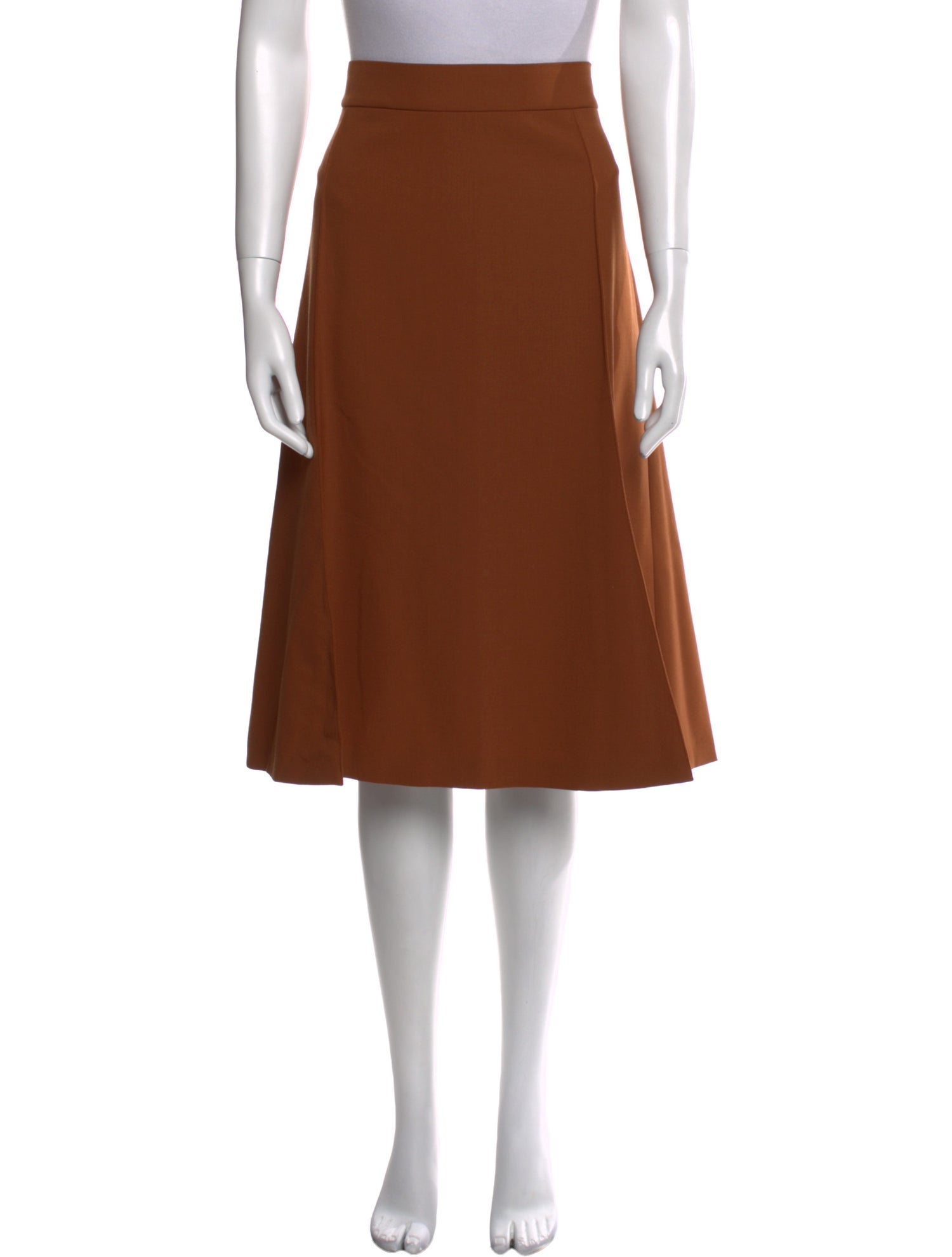 Chloé Virgin Wool Knee-Length Skirt