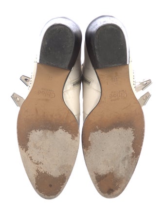 Chloé Leather Studded Accents Boots
