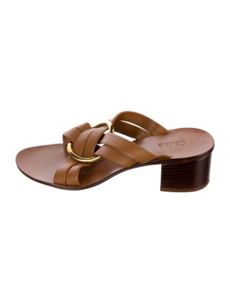 Chloé Leather Slides