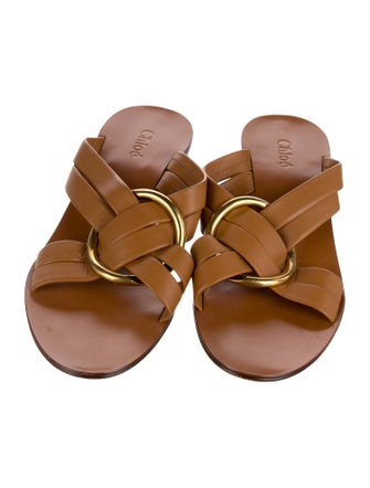 Chloé Leather Slides