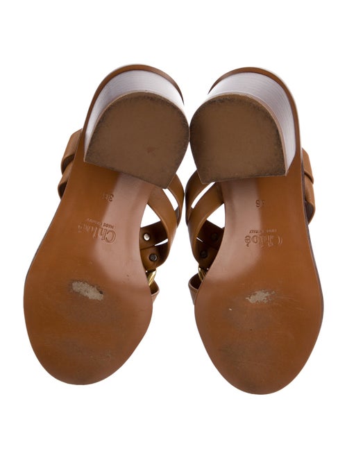 Chloé Leather Slides