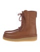Chloé Leather Lace-Up Boots