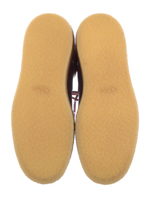 Chloé Leather Lace-Up Boots